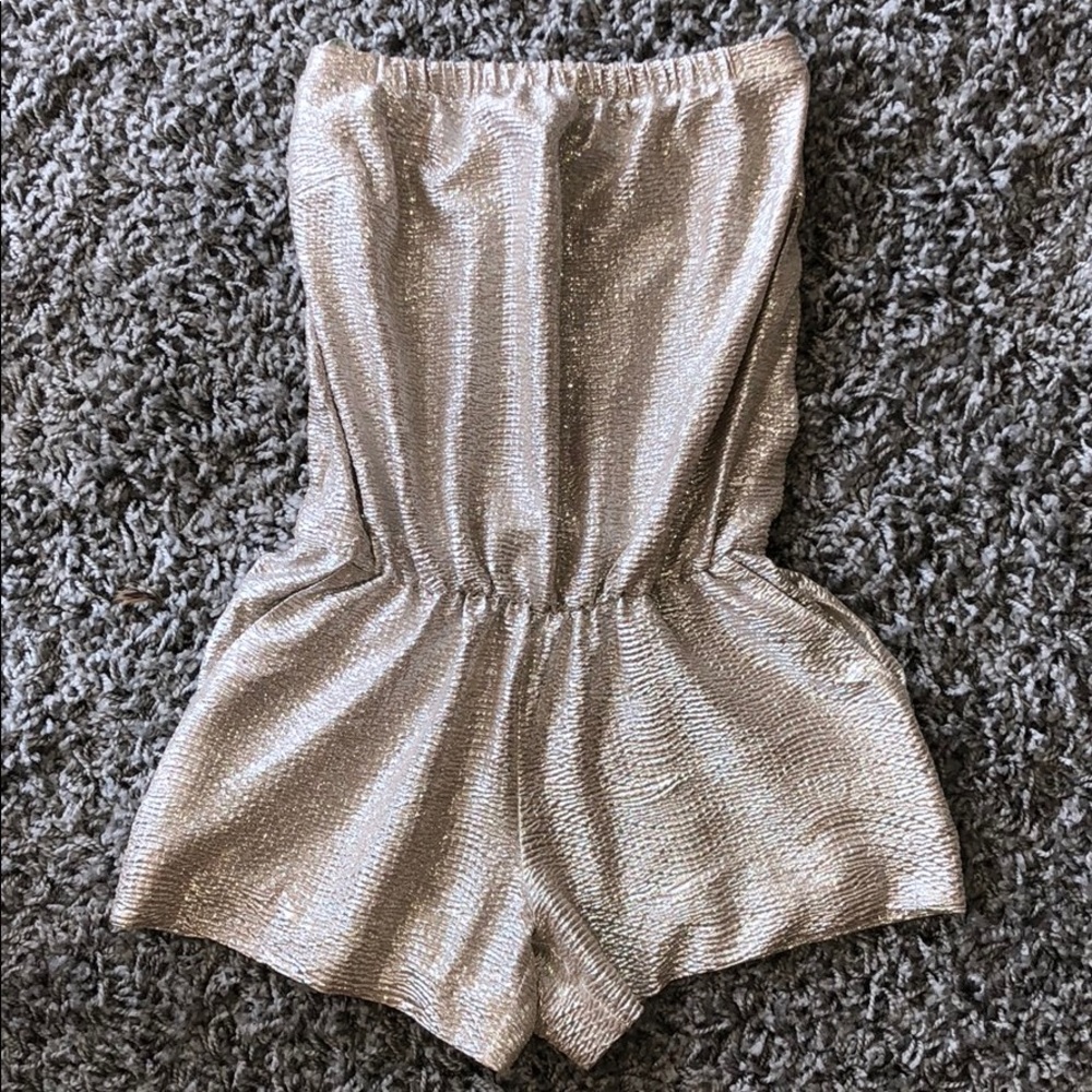 Lilly Pulitzer gold romper